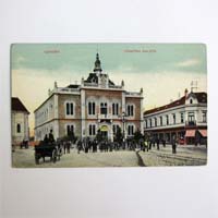 Bischofspalast, Novi Sad / Ujvidék, alte Ansichtskarte