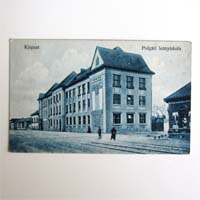 Kispest, Polgari leanyiskola, alte Ansichtskarte