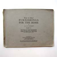 Furnishings for the Home, Katalog, Einrichtung, 1916