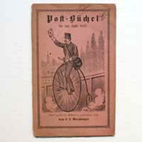Postbüchel, 1887, Fahrrad-Motiv