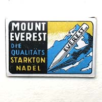 Mount Everest, Nadelbriefchen, Marschall
