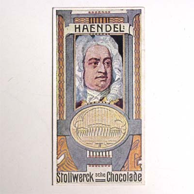 Stollwerck Schokolade, Händel, altes Sammelbild
