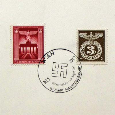 Briefmarke, Dt. Reich, Sonderstempel 30.1.1943