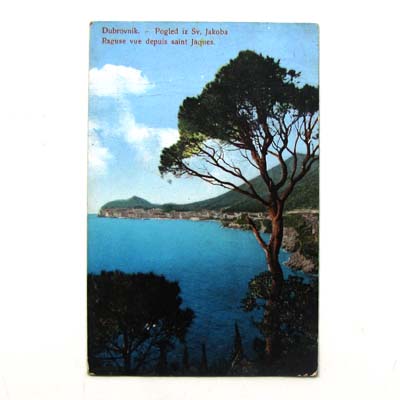 Dubrovnik, Kroation, alte Ansichtskarte