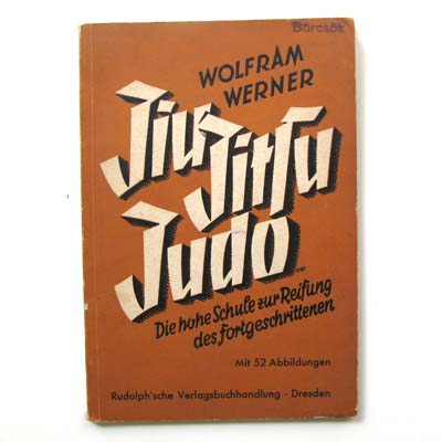 Jiu Jitsu Judo, Wolfram Werner, Franz Fiedler, 1939