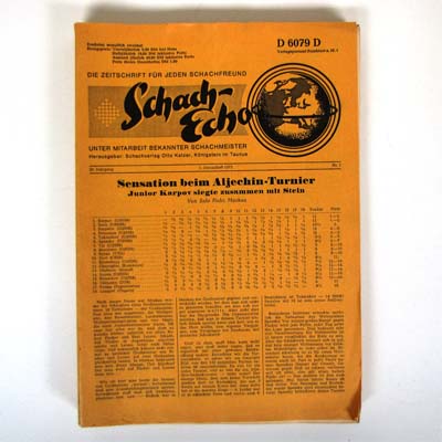 Schach-Echo, 30. Jahrgang, 24 Hefte, 1972