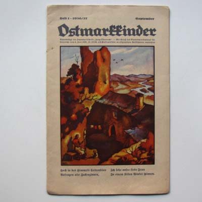 Ostmarkkinder, Kinderzeitschrift, Heft 1 - 1936/37