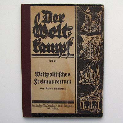 Der Weltkampf, Freimauertum, Hetzschrift, 1925