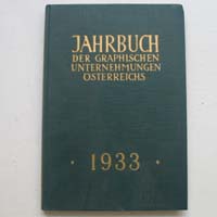 Jahrbuch der Graphischen Unternehmungen Österr., 1933