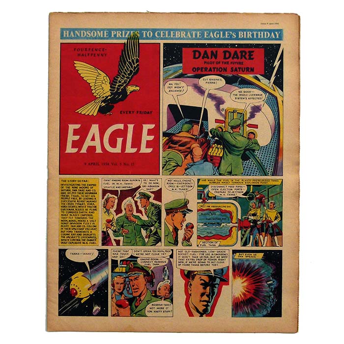Eagle - Pilot of the Future, Dan Dare, Comics, 1954