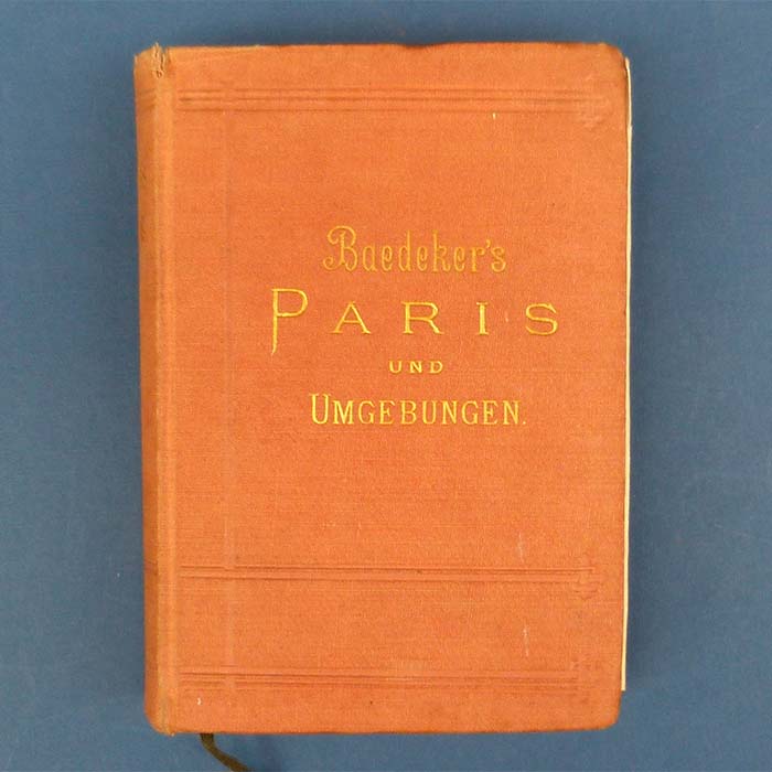 Baedeker´s Paris und Umgebungen, 1888