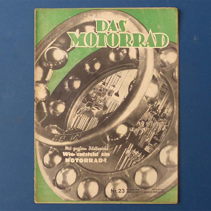 Das Motorrad, Zeitschrift, 2. Weltkrieg, 1941