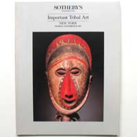 Important Tribal Art, Katalog, Sotheby's, 1987
