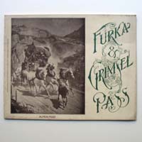 Furka & Grimsel Pass, altes Foto-Ansichten-Album