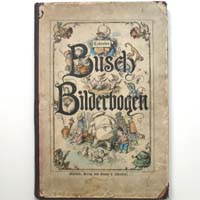 Wilhelm Busch Bilderbogen, coloriert, Braun & Scheider