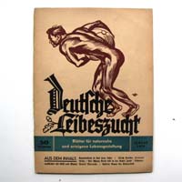 Deutsche Leibeszucht, erotische Zeitschrift, 1939