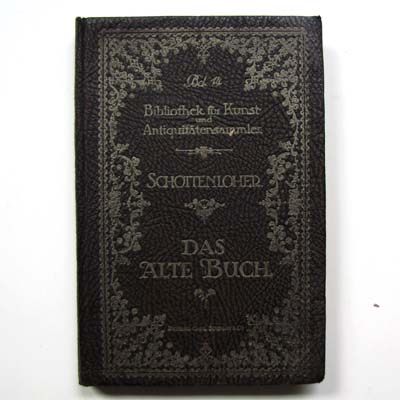 Das alte Buch, Karl Schottenloher, 1919