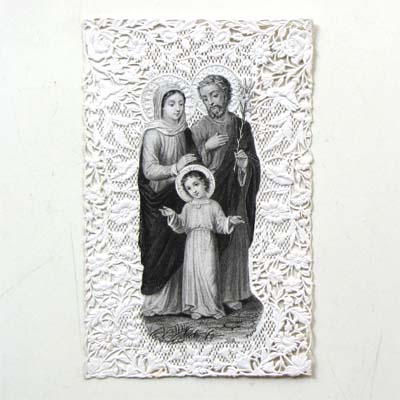 Jesus, Maria und Joseph, Bouasse - Lebel, Heiligenbild