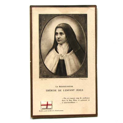 Theresia von Lisieux, Heiligenbildchen