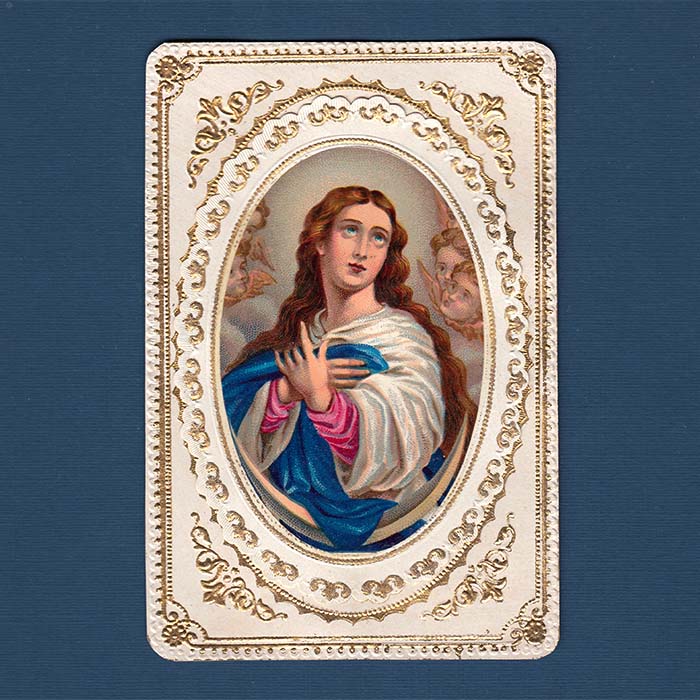 Seufzer zu Maria, Heiligenbild, aufklappbar